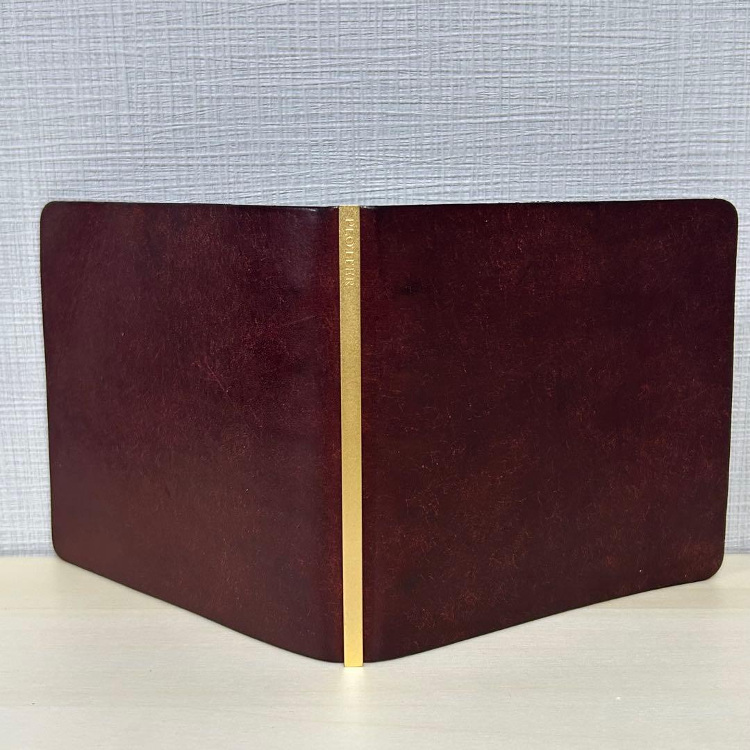 日本製 plotter ミニ5スクエアサイズ（5穴） ワイン リフィルセット