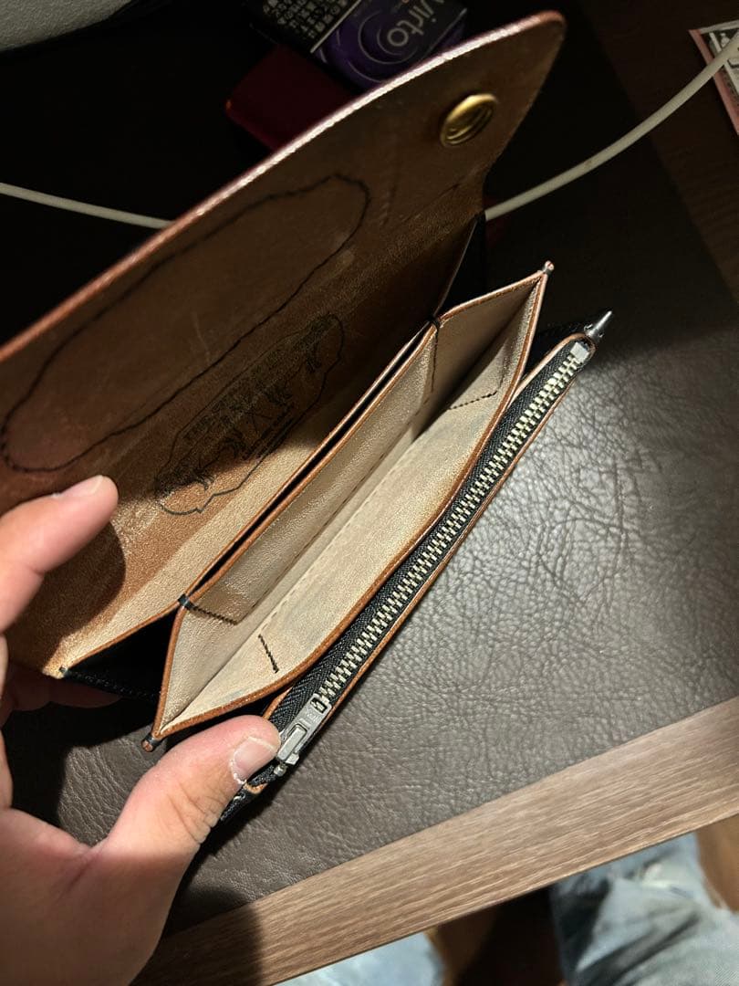 チャイルドマインドレザー　トラッカーウォレット　栃木レザー