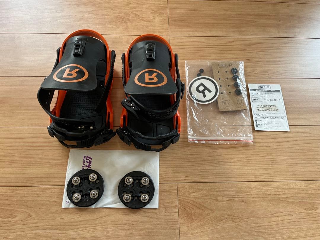 RIDE ビンディング M スノーボードバインディング