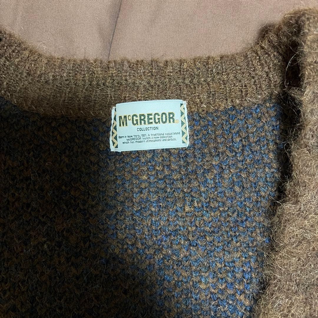 McGREGOR 別注 リラックスフィット モヘアニットカーディガン