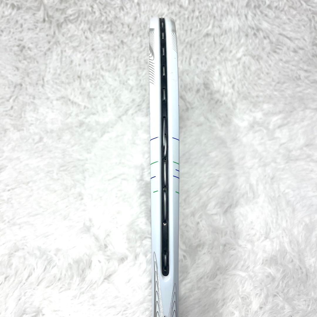 【美品】ヨネックス ナノフォース8v REV カスタムフィット ソフトテニス 白