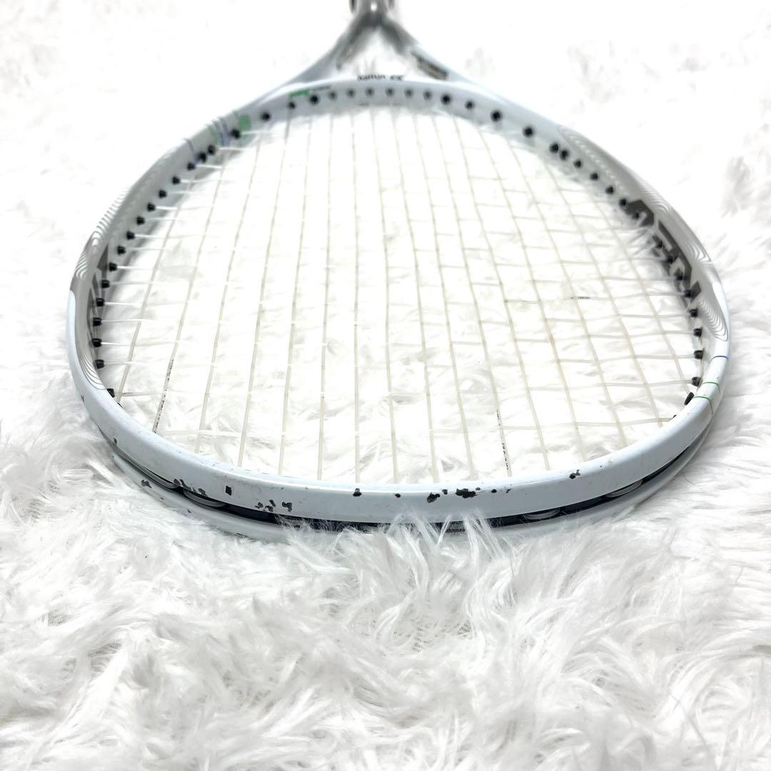 【美品】ヨネックス ナノフォース8v REV カスタムフィット ソフトテニス 白