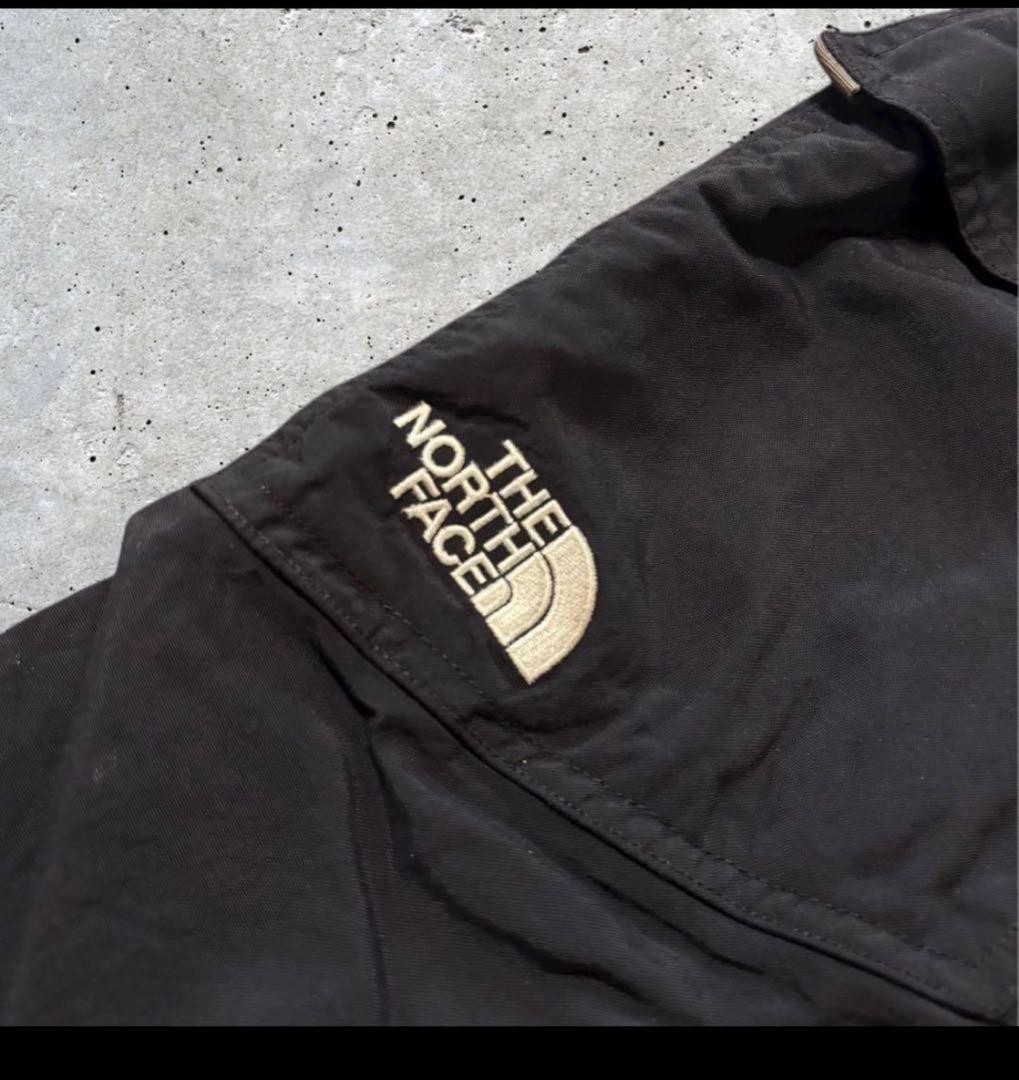 〈ザ・ノースフェイス〉スキー　スノボーパンツ　L 黒　ハイベント　刺繍ロゴ　k