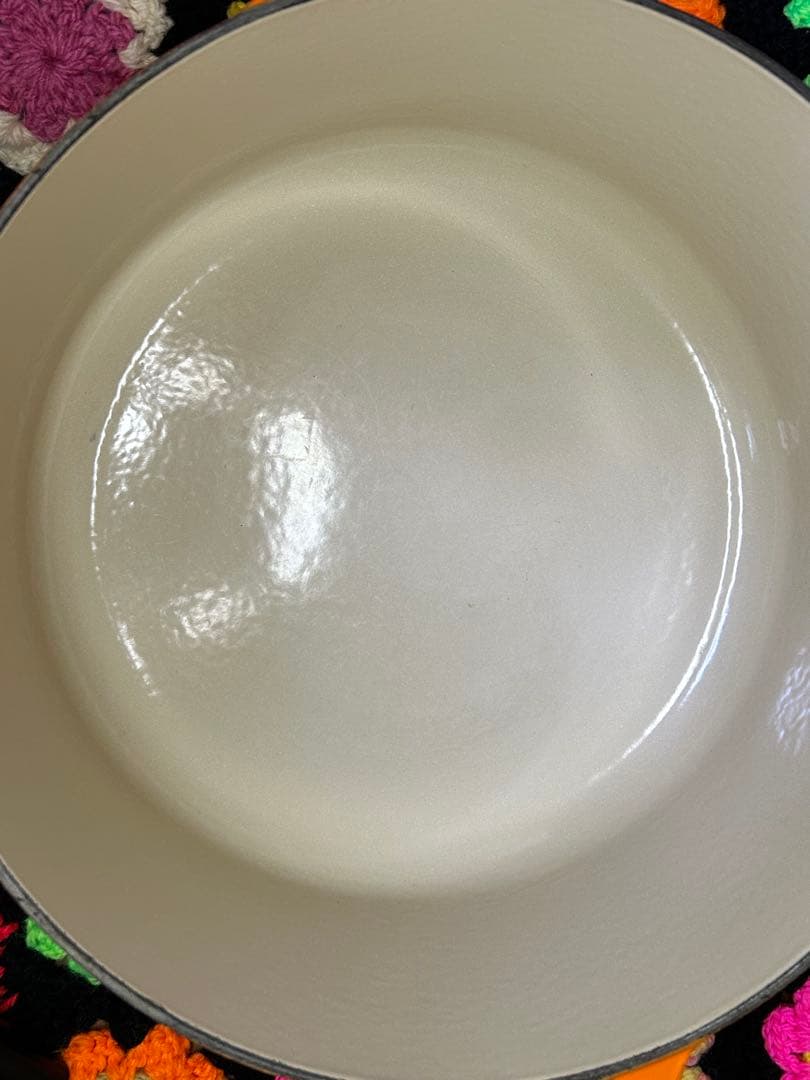 ル・クルーゼ ココットロンド 鋳鉄 両手鍋 28cm オレンジ