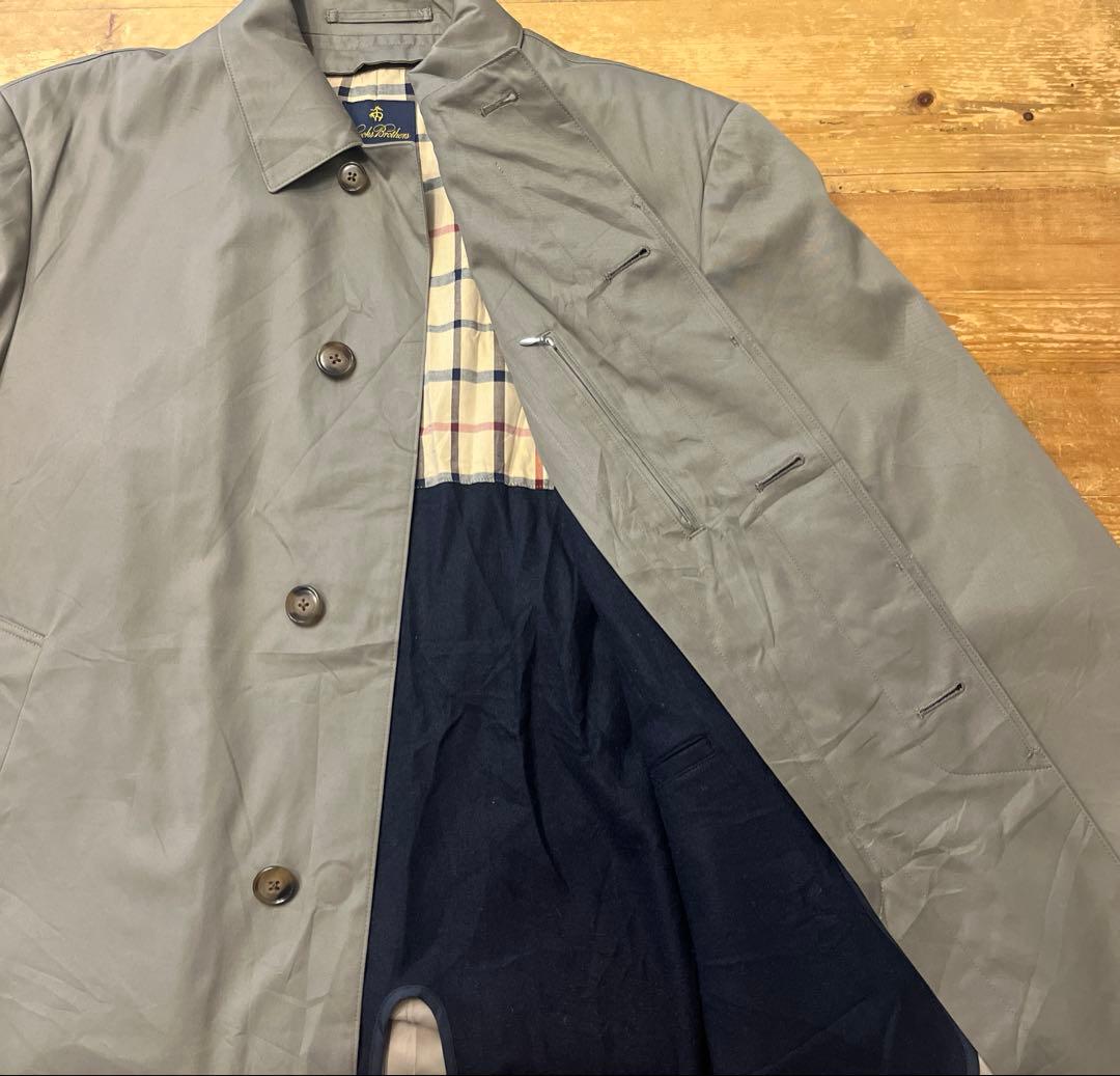90s Brooks Brothers ライナー付 ステンカラーコート 日本製