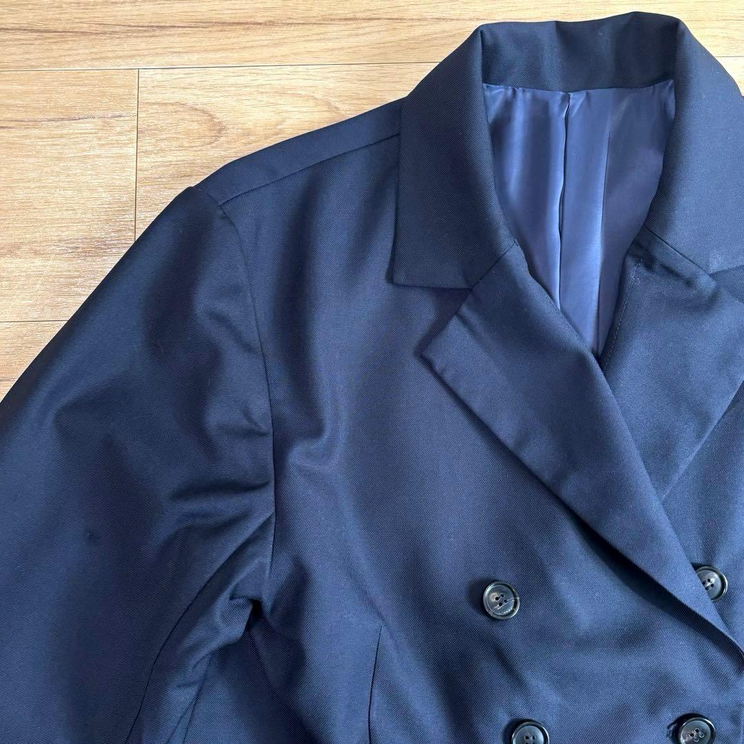 Loungedress ダブルジャケットオールインワン ネイビー ラウンジドレス