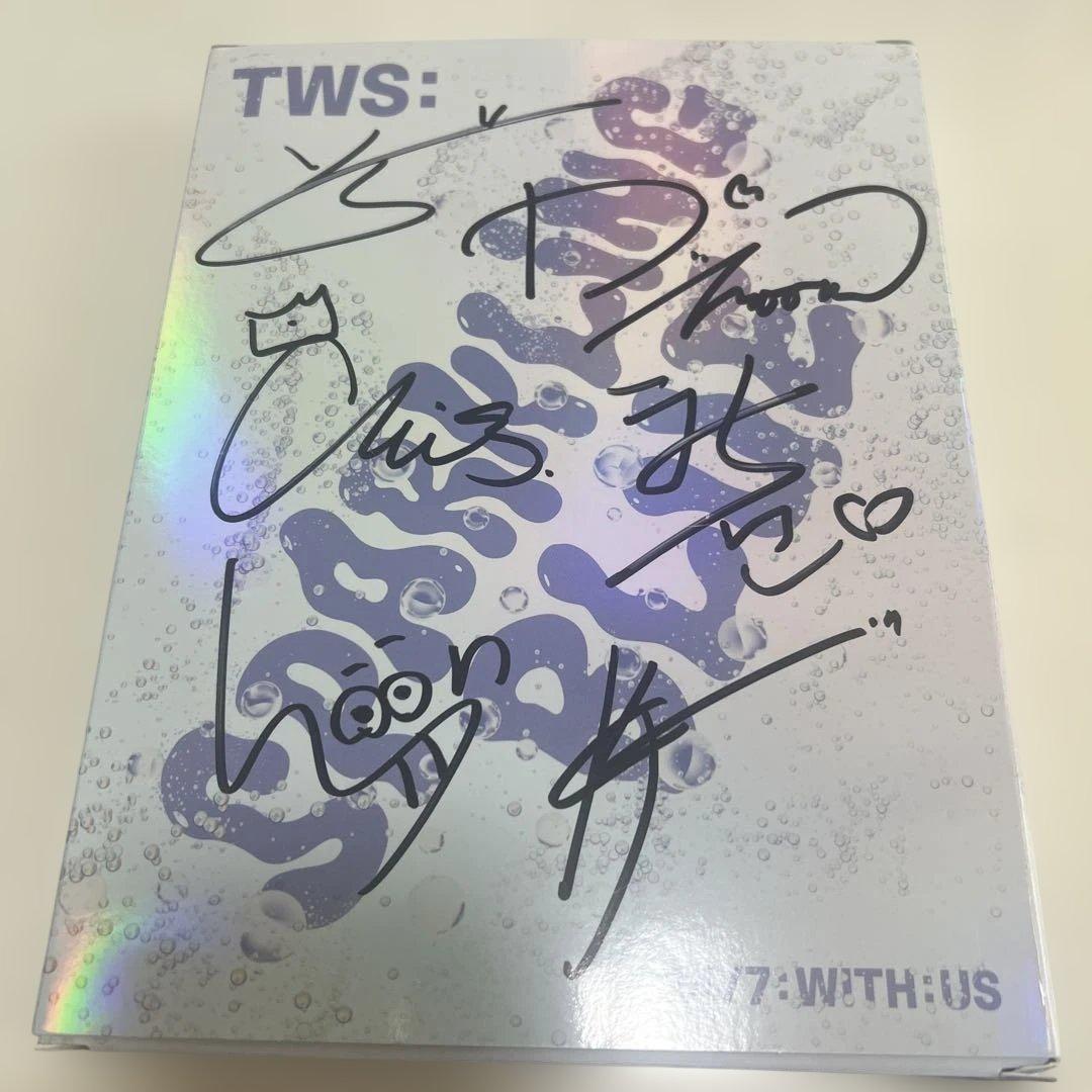 TWS アルバム Sparkling Blue 直筆サイン入り アルバム