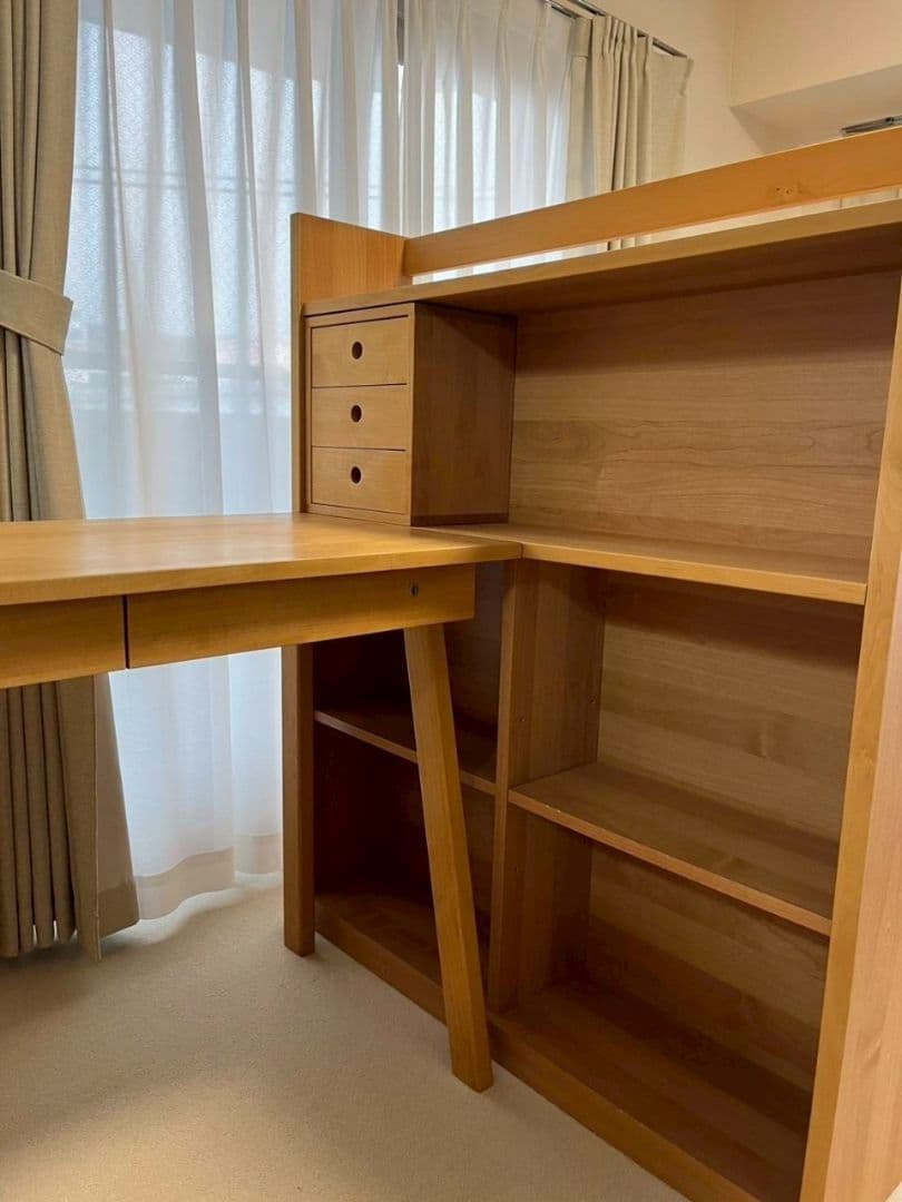 ✧値下中✧収納力抜群！【カリモク】ナチュラルウッドオープンシェルフ（デスクなし）