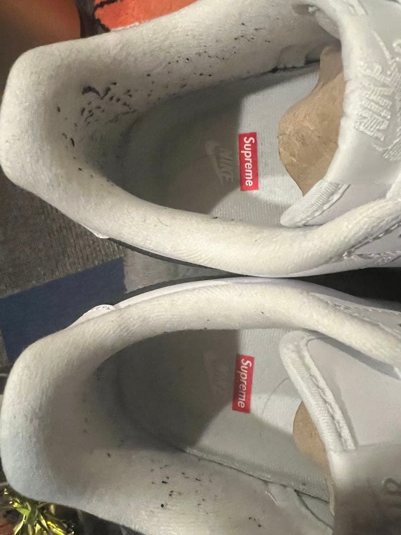 靴 Supreme Air Force 1 White/Black US10.5