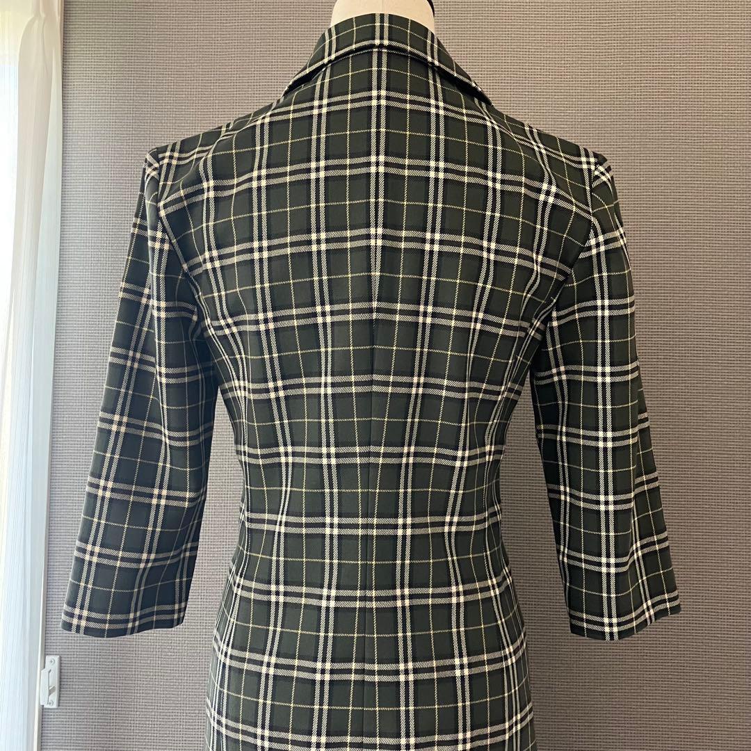 極美品 バーバリーブルーレーベル シャツワンピース ノバチェック 38