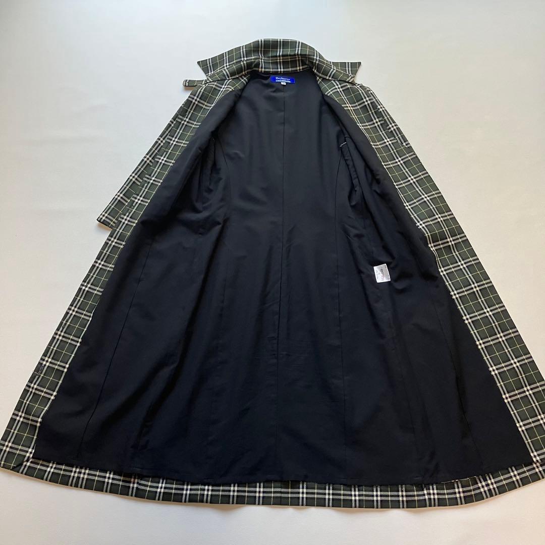 極美品 バーバリーブルーレーベル シャツワンピース ノバチェック 38