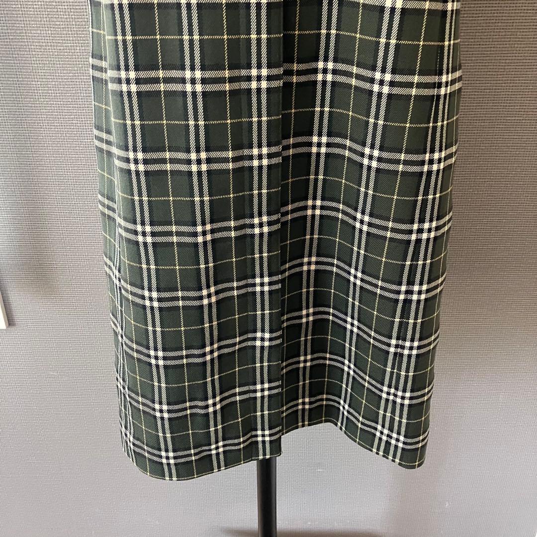 極美品 バーバリーブルーレーベル シャツワンピース ノバチェック 38