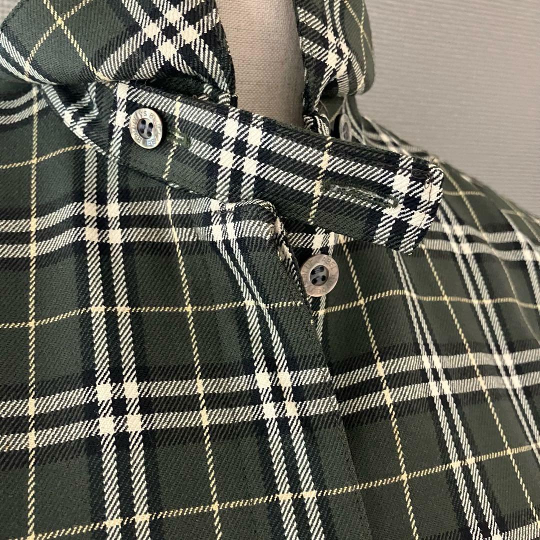極美品 バーバリーブルーレーベル シャツワンピース ノバチェック 38