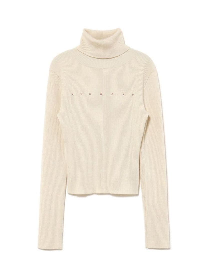 アンドマリーMary turtle knit tops