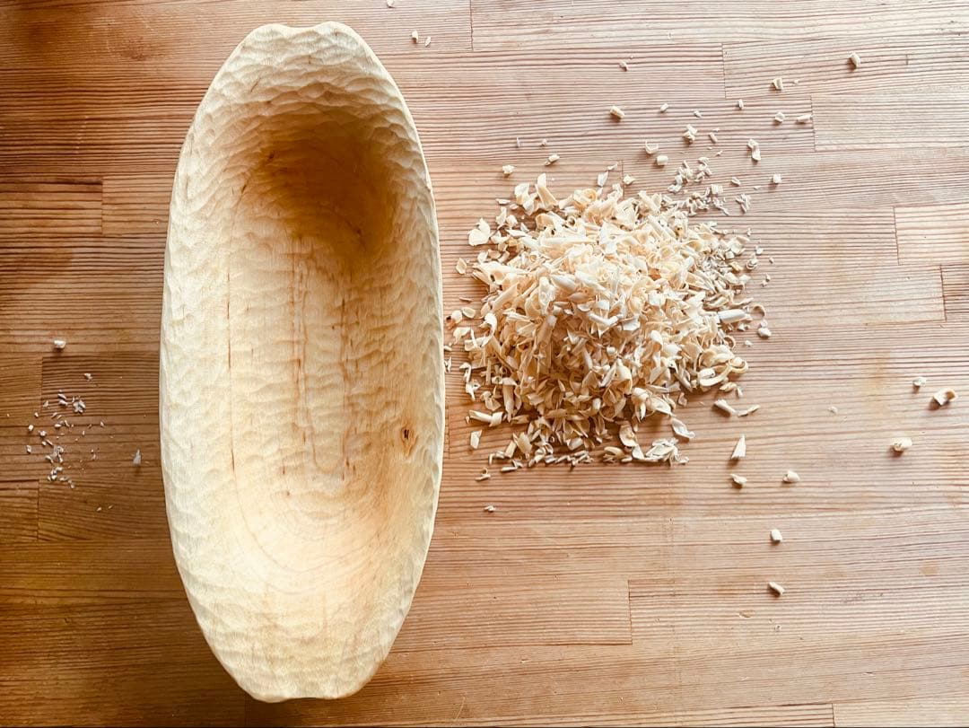 グリーンウッドワーク カレー皿