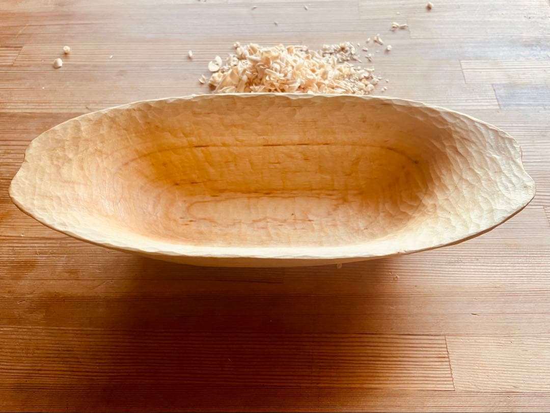 グリーンウッドワーク カレー皿