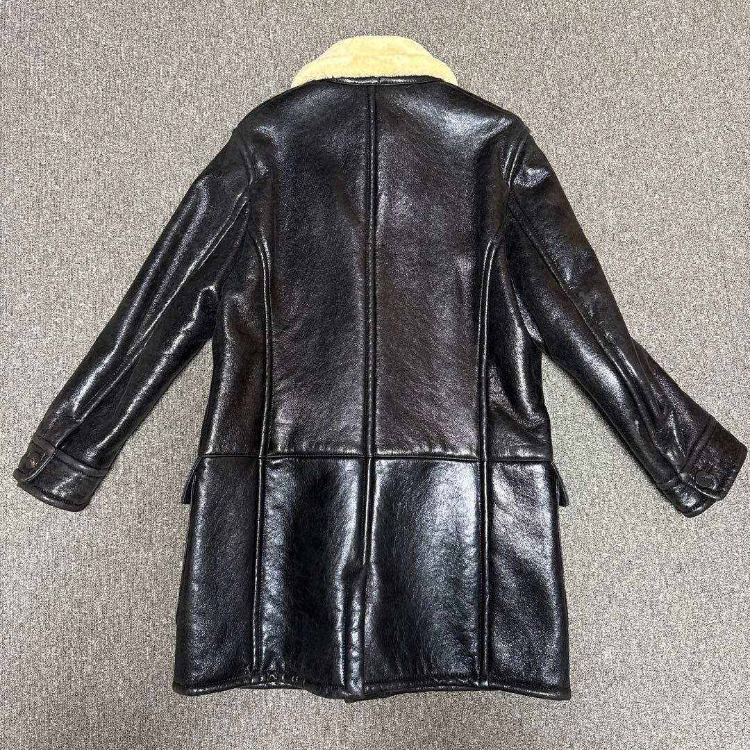 GUCCI レザージャケット コート　52 ブラック