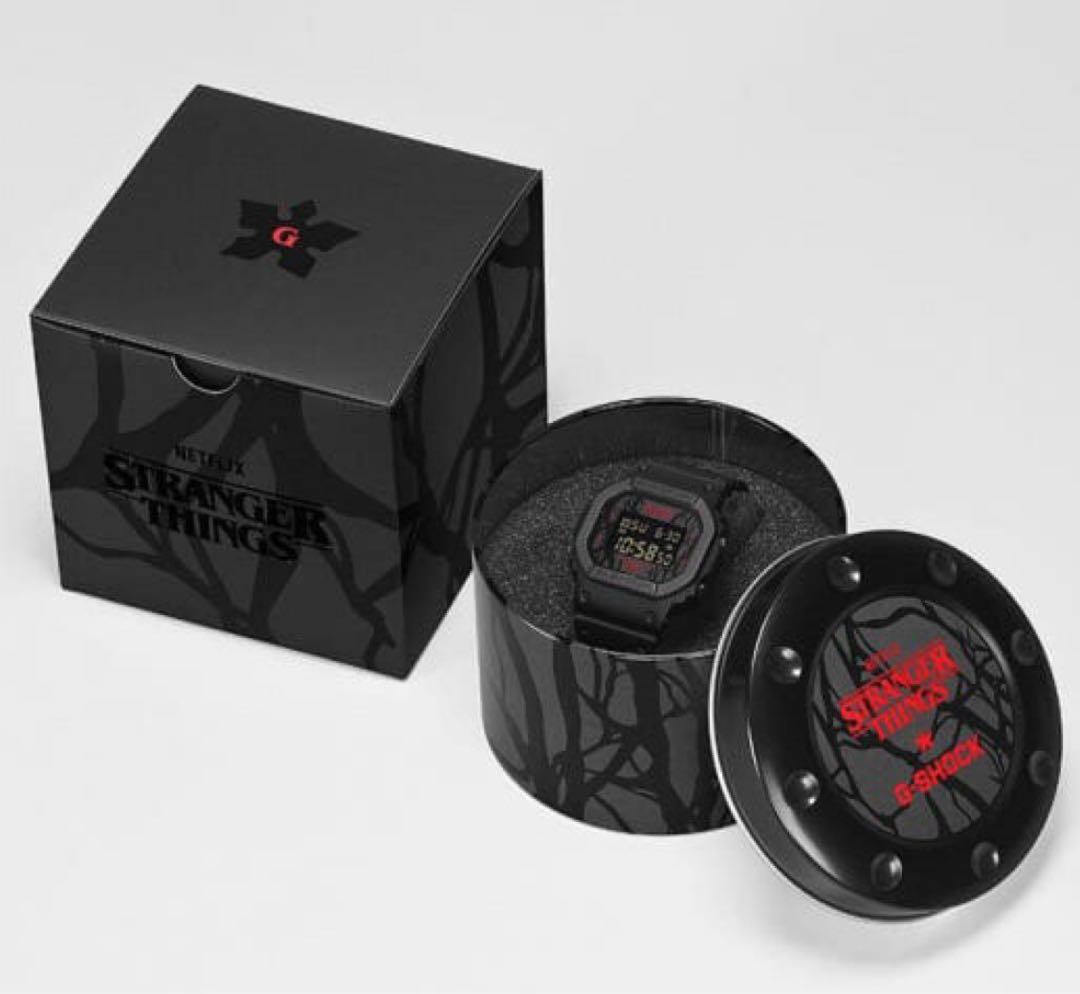 新品 G-SHOCK DW-5600STT-1JR ストレンジャーシングス