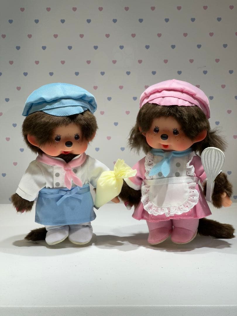 【東京駅限定】 パティスリー モンチッチ 男の子 女の子 2体 セット