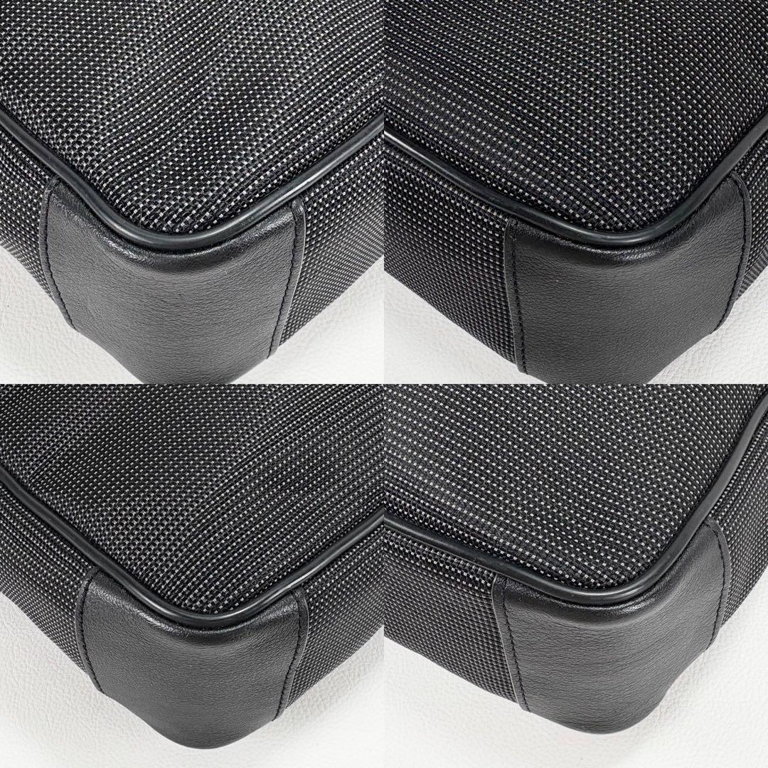 美品⭐️ダンヒル アボリティーズ メッセンジャーバッグ キャンバス グレー系