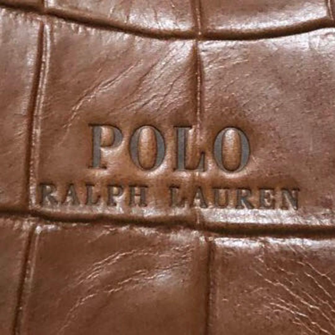 極美品☆ポロラルフローレン 2way レザー トートバッグ ショルダーバッグ