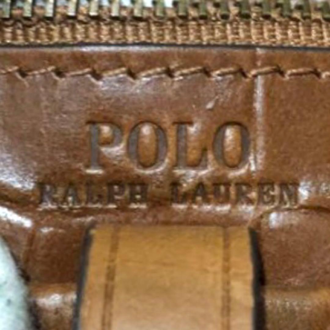 極美品☆ポロラルフローレン 2way レザー トートバッグ ショルダーバッグ