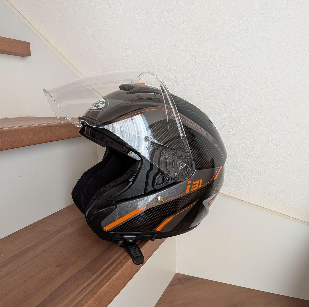 HJC i31 リノ オレンジ L サイズ　美品　2025製　ジェットヘルメット
