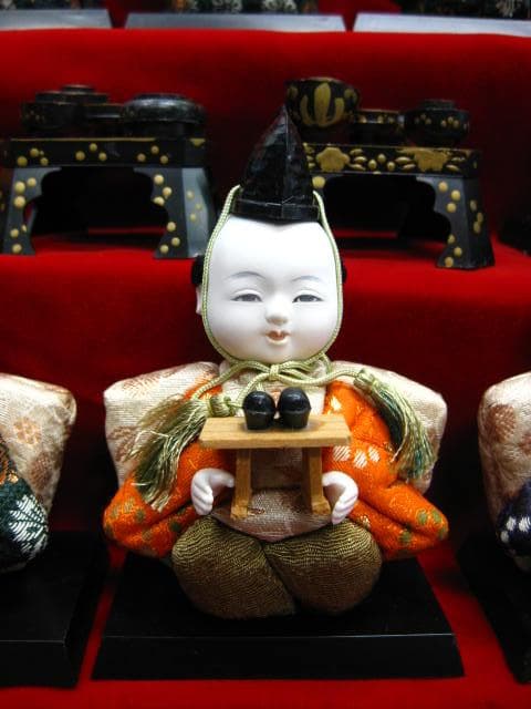 m21866★木目込み・お雛様15人とお道具セット