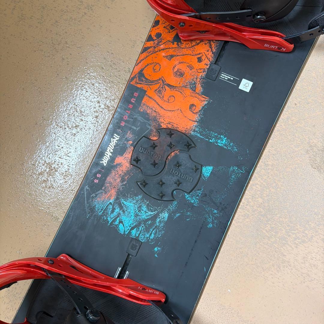 ビギナーに最適！ BURTON フラットロッカー INSTIGATOR 155