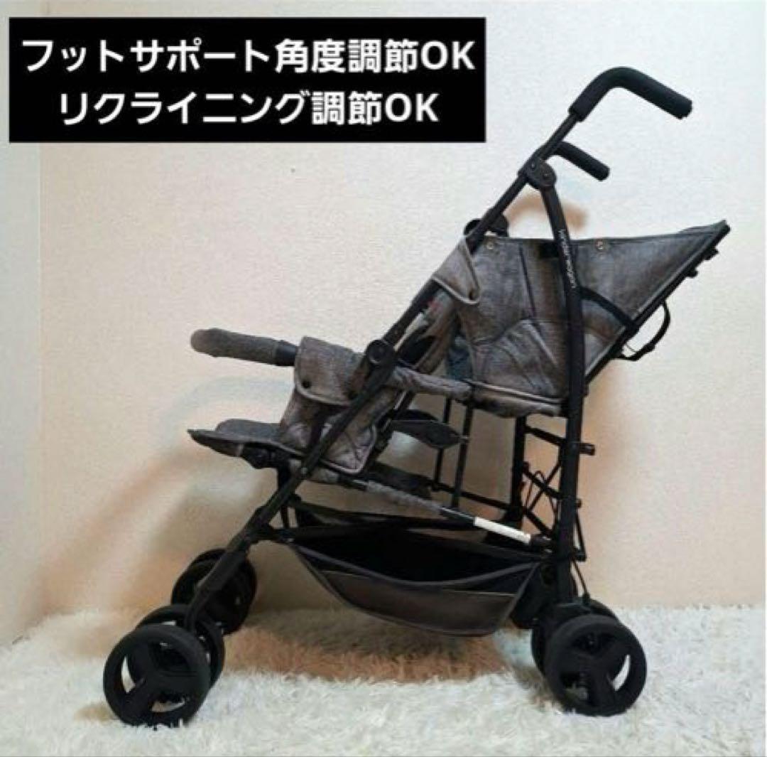 美品！kinder wagon ベビーカー レインカバー付き