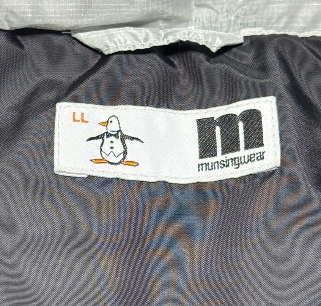 マンシングウェア　美品 中綿ジャケット 2way グレー XL メンズ