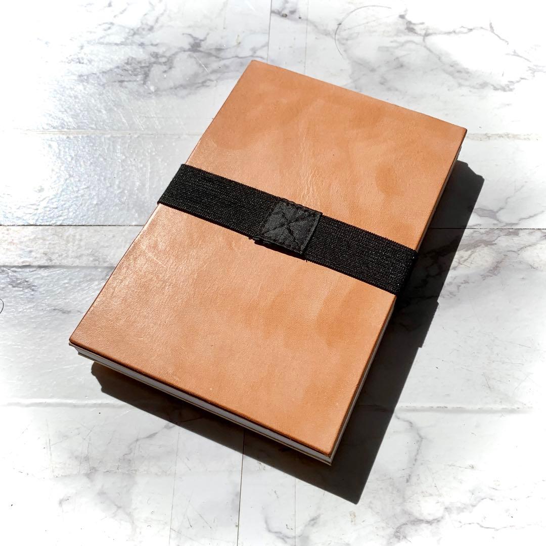 【限定品】御朱印帳（ヌメ革カバー、ゴムバンド付）