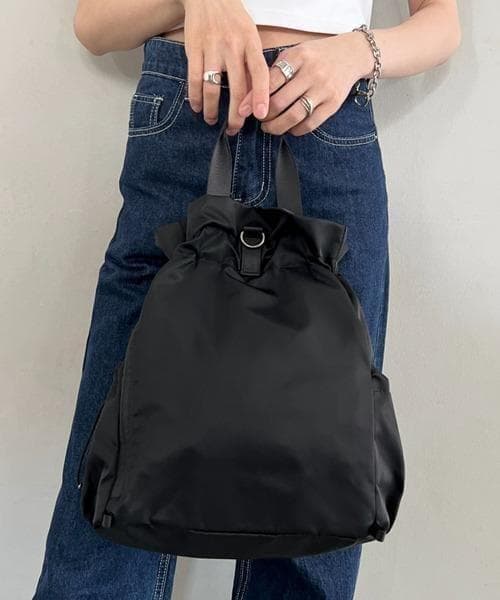 【韓国限定】ボニーパック M ノースフェイス ホワイトレーベル ブラック