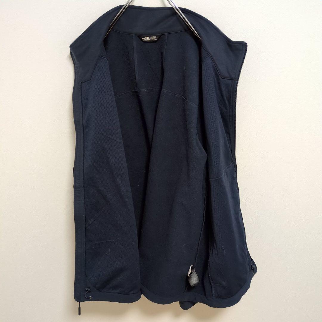 G5【US輸入】ノースフェイス　ソフトシェルジャケット【メンズXXXL】ネイビー