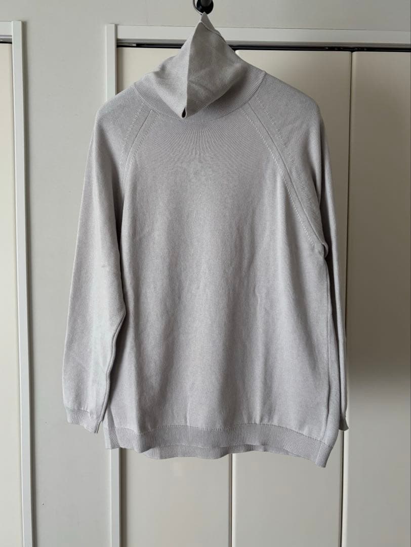 2024AW マーガレットハウエル　コットンカシミヤ　オフタートル　トップス