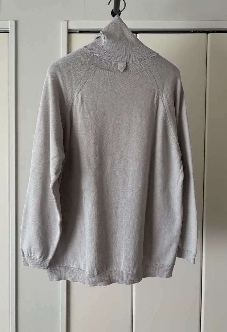 2024AW マーガレットハウエル　コットンカシミヤ　オフタートル　トップス