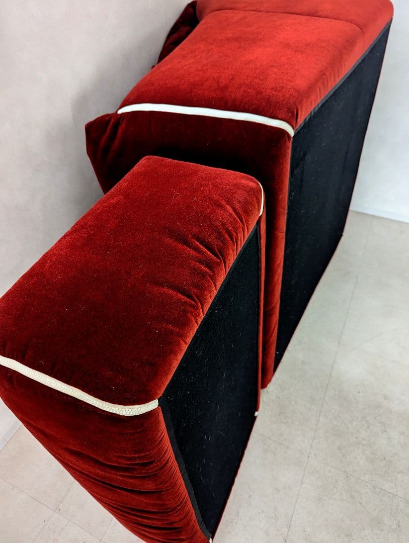 極上品　【ligne roset】リーン ロゼ プリューミー　1Pソファ＆パフ