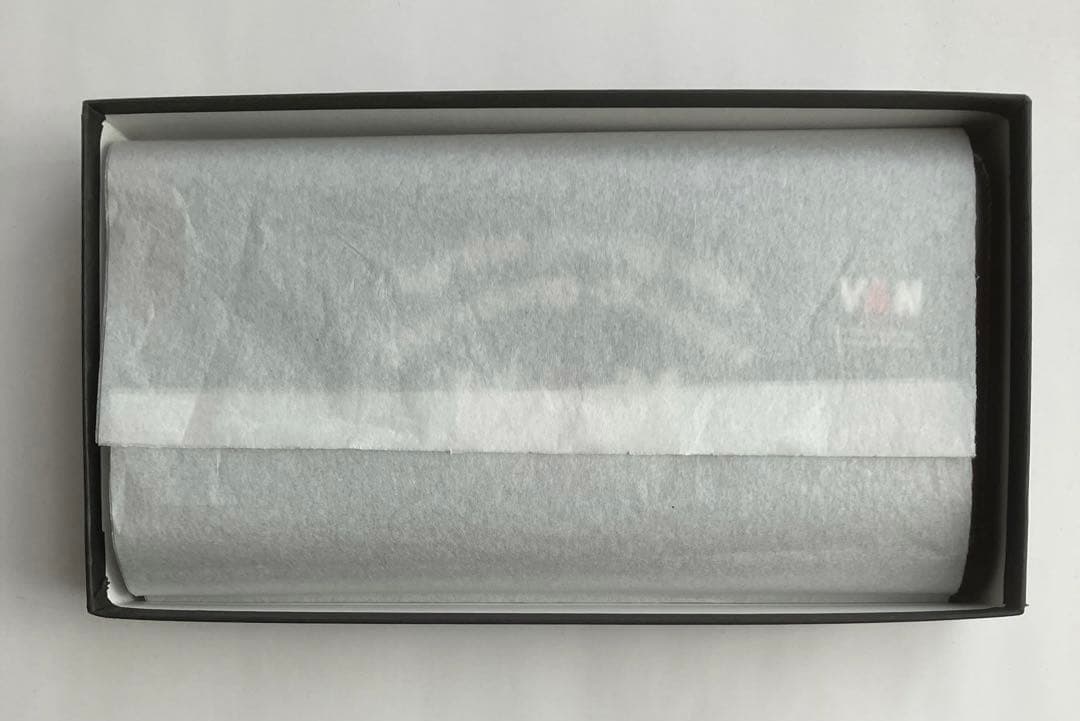 【新品】VANJAC　ヴァンヂャケット メルトン x レザー 長財布　緑