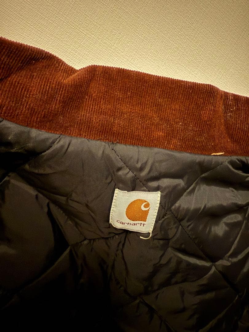 た*い様 Carhartt ブラウンジャケット コーデュロイ襟付き