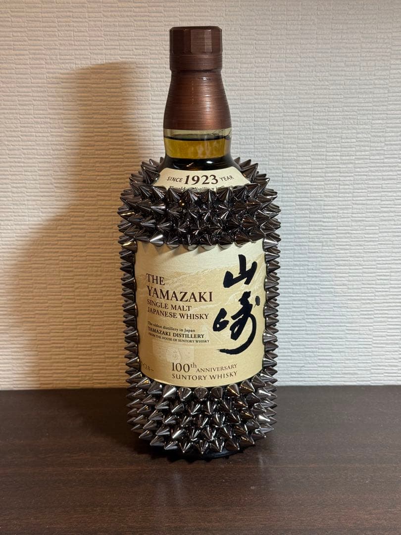 山崎 シングルモルトウイスキー 100周年記念デコレーションボトル