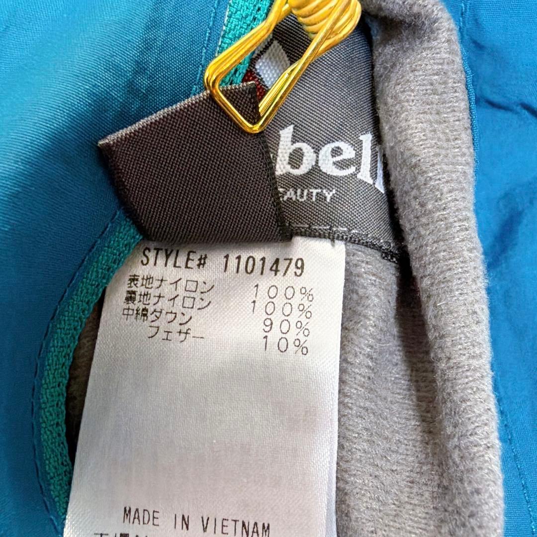 モンベル コロラドパーカ リバーシブル ブルー×グリーン レディースXLサイズ