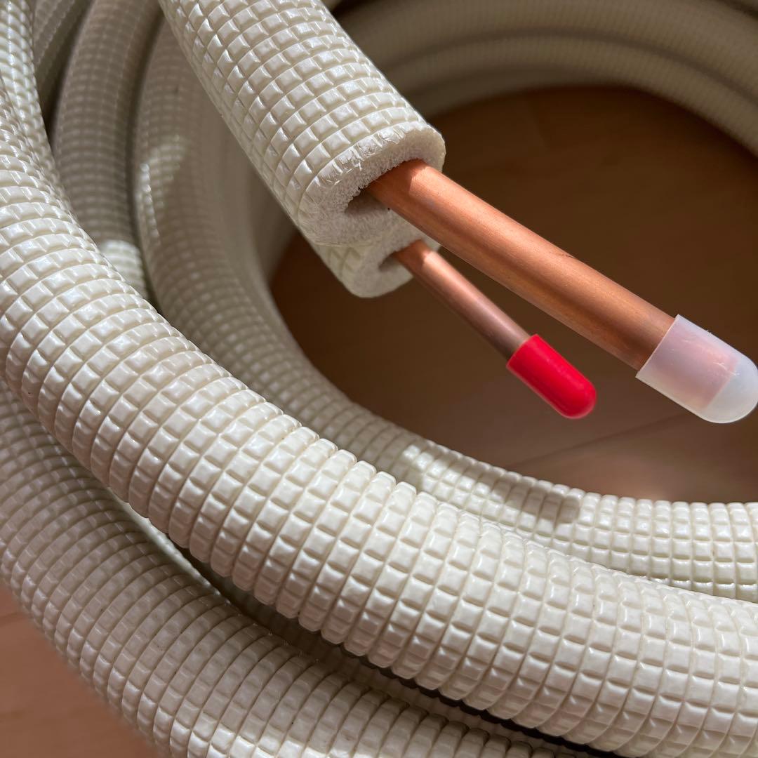 エアコン配管　イナバ　ペアコイル2分3分　９.8メートル