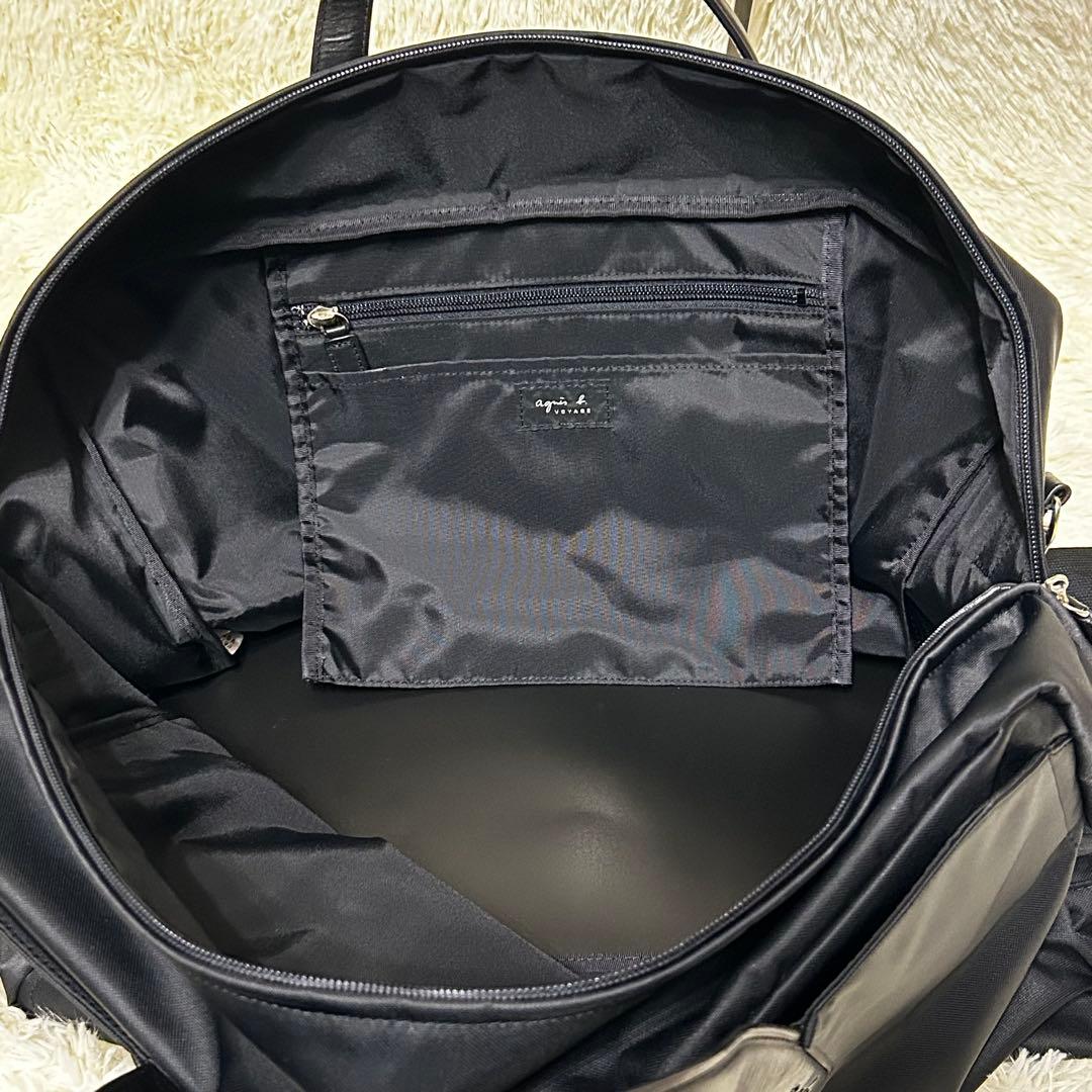 アニエス・ベー　ボストンバッグ ショルダー付き　2way