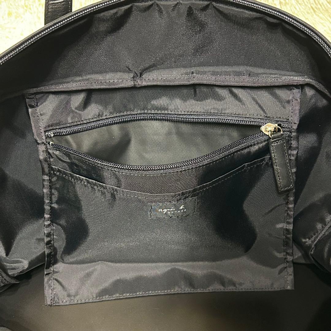 アニエス・ベー　ボストンバッグ ショルダー付き　2way