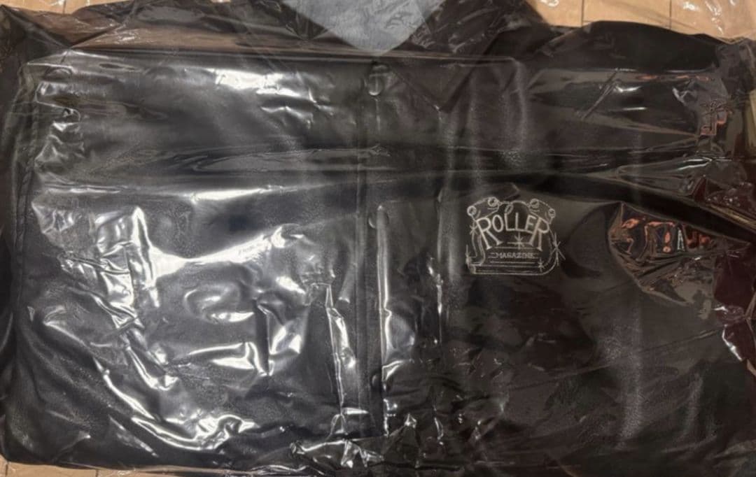 М　完売品　ROLLER FAKE LEATHER COACH JACKET