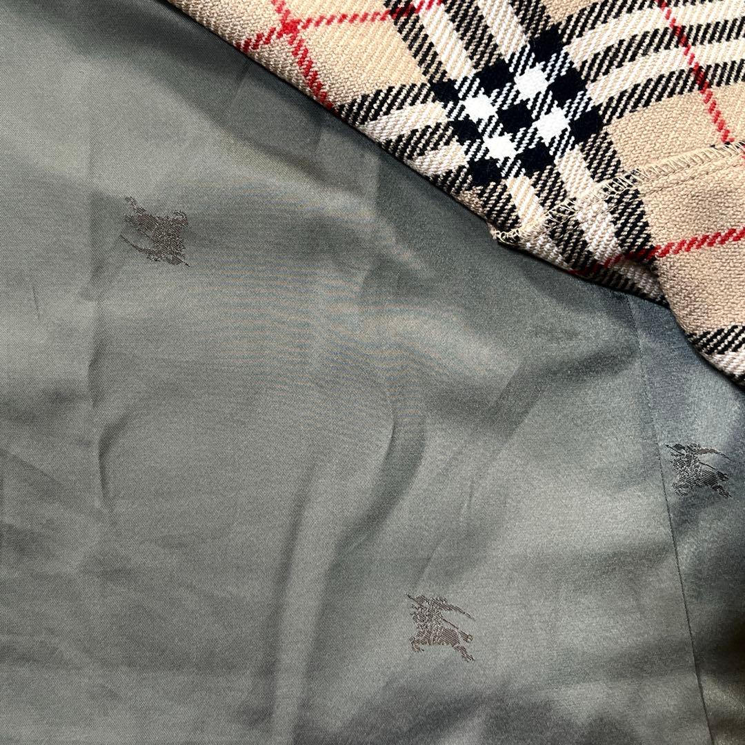 高級✨バーバリーロンドン ステンカラーコート ウール カシミヤ ライナー カーキ