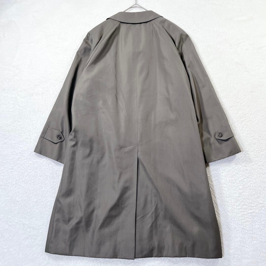 高級✨バーバリーロンドン ステンカラーコート ウール カシミヤ ライナー カーキ