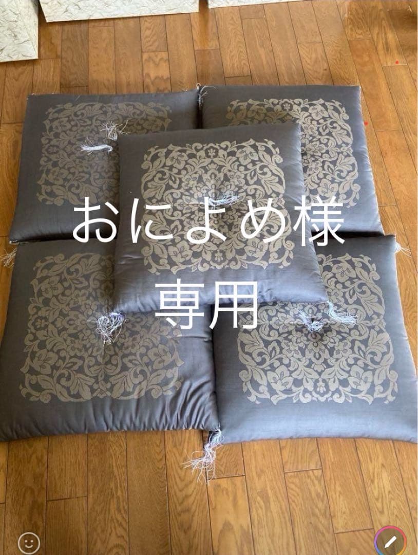 おによめ座布団10枚セット　正絹紬　②