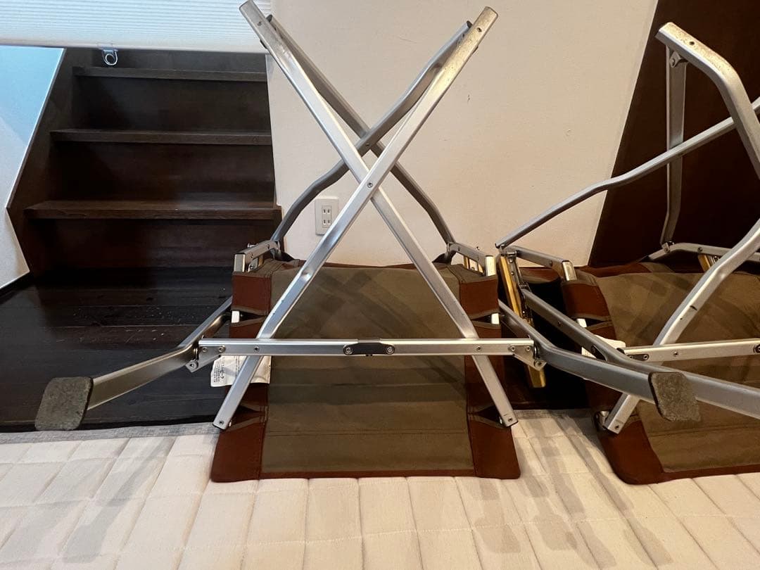 【美品】スノーピーク　ローチェア30　ブラウン2脚 & カップホルダー2個