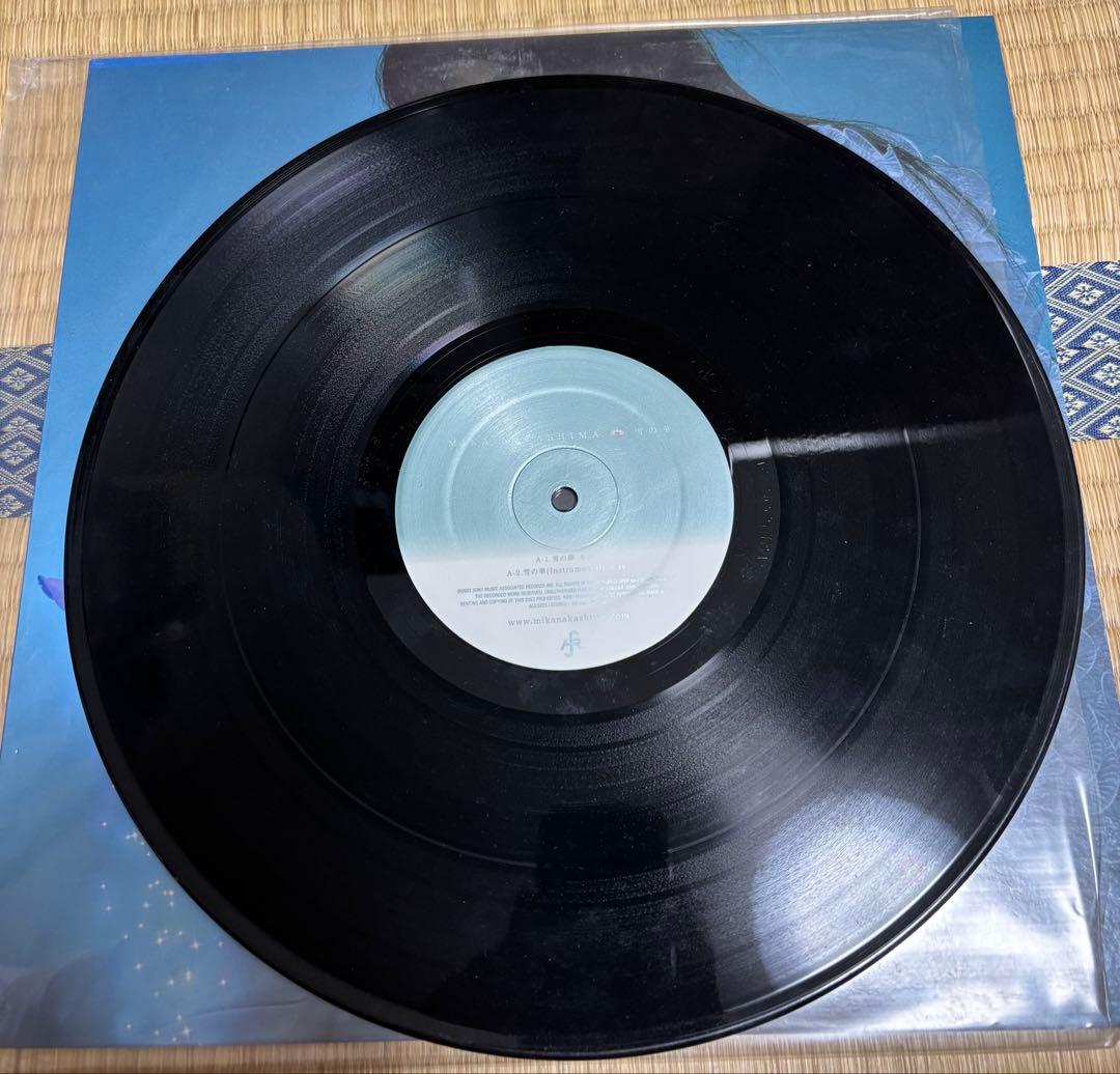 雪の華　レコード　中島美嘉　オリジナル　12インチアナログ